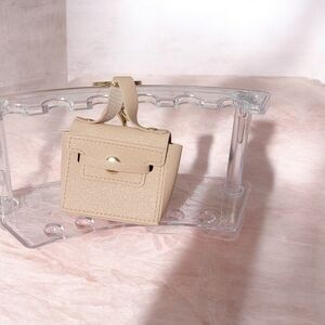 Elegant Peach Colored Mini Handbag